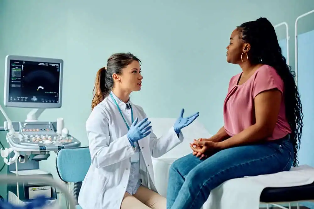 Rejuvenating Intimacy: Exploring Surgical Solutions for Vaginal Laxity 1 Woman have consultation about vaginal laxity Maplehurst
